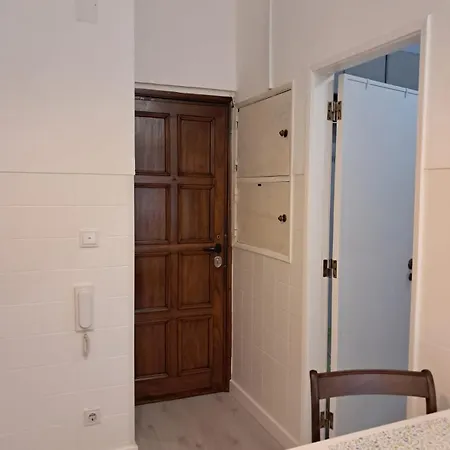 T1 Totalmente Equipado Terraco Privado Lägenhet *